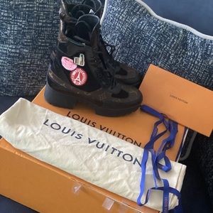 Louis Vuitton Combat Boots